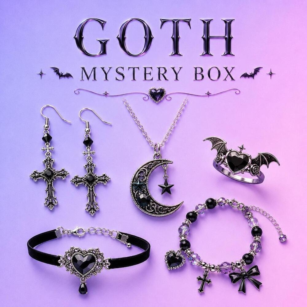 goth jewelry mystery box